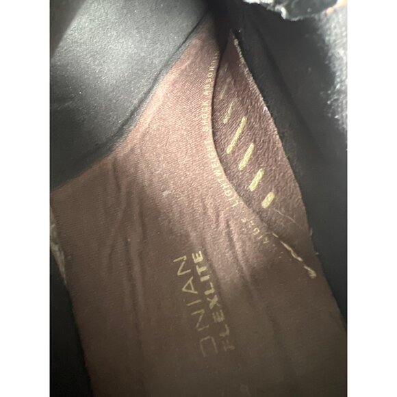 Brown Leather Mens Lace-Up Dress Shoes Bostonian Flexlite Size 9 Square Toe - Picture 7 of 9